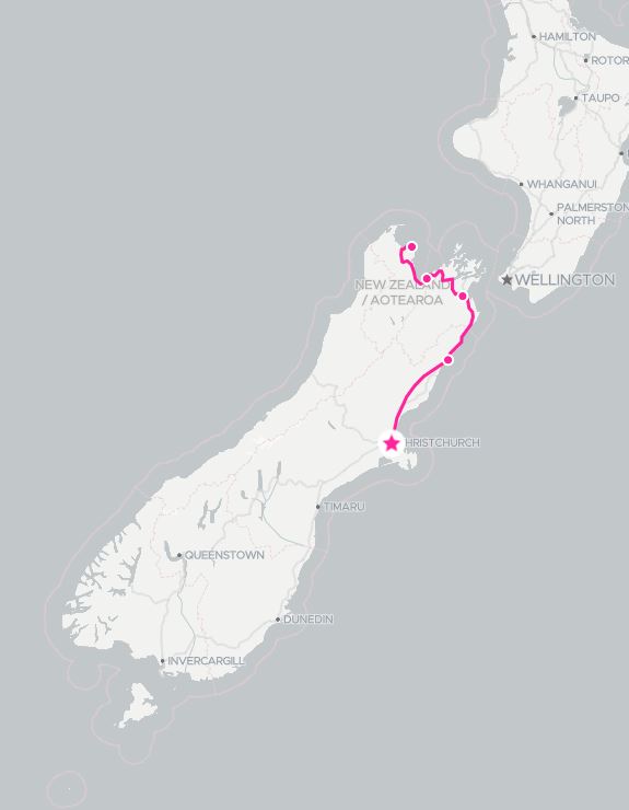 8 Day top of South Island Coach Tour